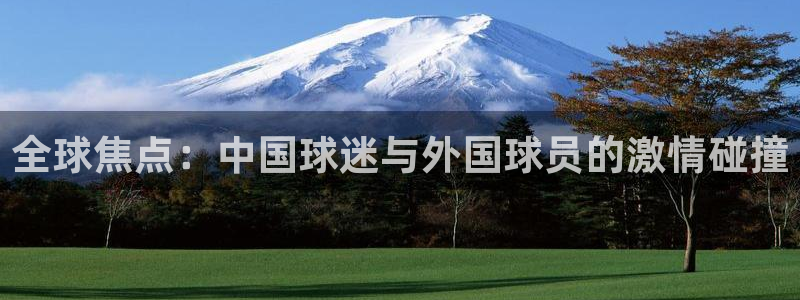 678体育APP安卓版：全球焦点：中国球迷与外国球员的激情碰